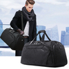 Leakproof Designer Multifunctional Custom Logo Customize Large Capacity Black Duffle Tote Bag Shoe Compartment