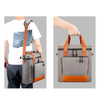 Large capacity custom logo multifunctional insulated wine beer bags cooler carrier tote bag for travel with bottle opener