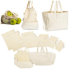 100% Cotton Mesh Produce Canvas Tote Bag Reusable Mesh bags Wholesale for Outdoor Shopping