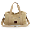 New Design Unisex Canvas Duffel Bags Customized Logo Zipper Travel Duffle Bag Canvas Reisetasche