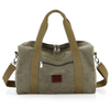 New Design Unisex Canvas Duffel Bags Customized Logo Zipper Travel Duffle Bag Canvas Reisetasche