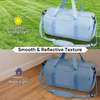 High Quality Nylon Duffle Bag Waterproof Sports Duffel Bag Gym Bag with Shoe Compartment for Men Women