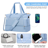 High Quality Zipper Tote Gym Duffel Bag with Smart USB Charging Multifunction Training Sports Bags for Gym Travel