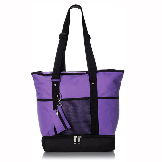 OEM Multifunctional Durable Polyester Shopping Hand Bag Large Capacity Beach Tote Bag