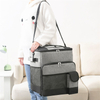 Picnic BBQ Insulated Tote Carry Thermal Insulated Food Delivery Lunch Collapsible Rolling Wheels Trolley Cooler Bag Bulk