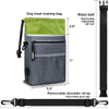 Large Capacity Dog Treat Bag Pet Training Pouch with Belt Dog Travel Training Food Snack Bags