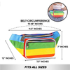 New Designer Amazon Custom Rainbow Bum Pouch Bag High Quality Belt Waist Fanny Pack Bag for Girls
