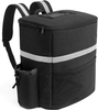 Thermal Insulated Food Delivery Backpack Reusable Cooler Bag for Food Drink Doordash Bag with Cup Holder