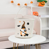 Popular Halloween Decoration Candy Bucket Lovely Cartoon Printing Trick Or Treat Bag For Candies Cookies