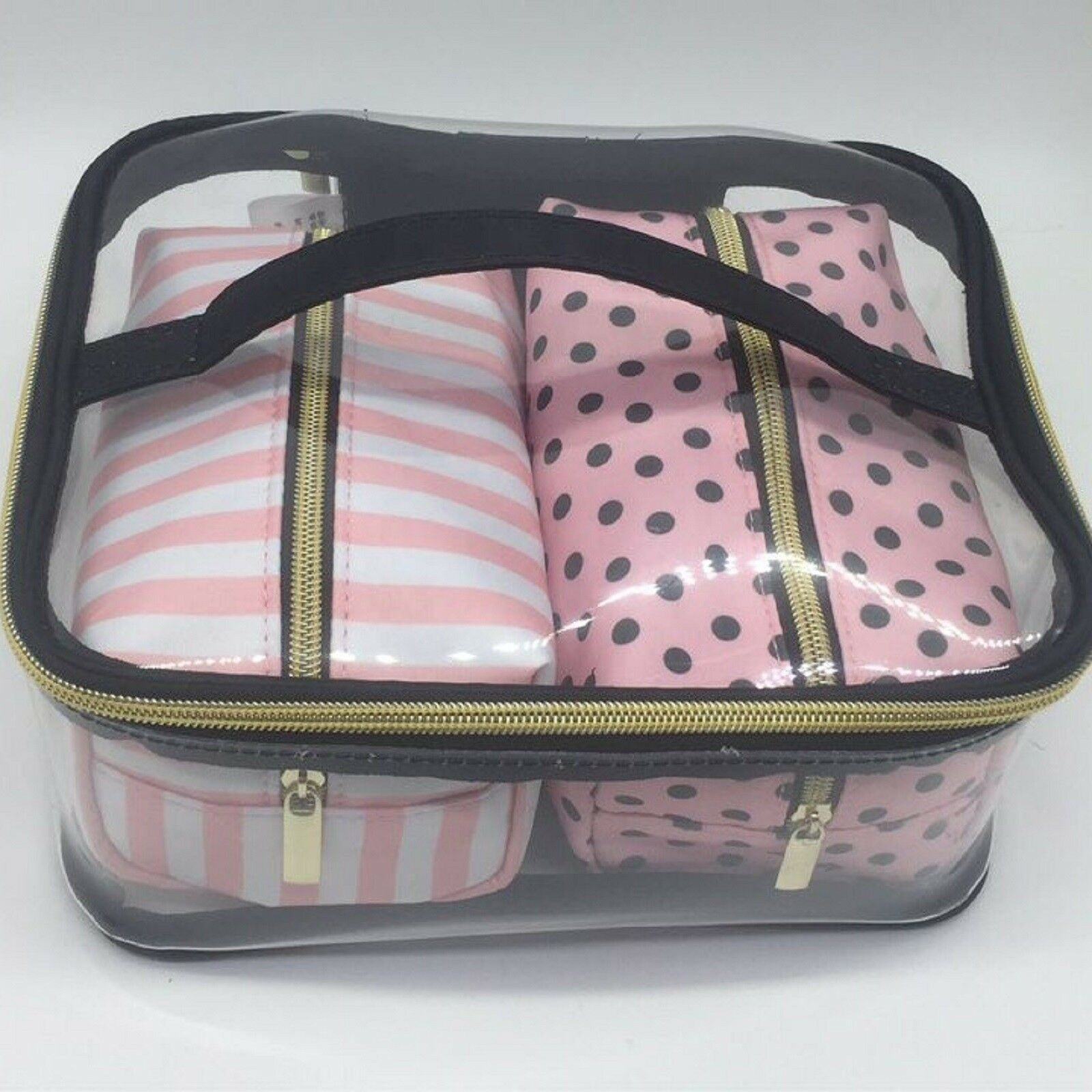 Cosmetic Bags Travel Organizer Toiletry Bag Set Pink Makeup Storage Hanging bag