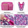 Waterproof Quilting Small Makeup Bag Purse Zipper Pouch Cosmetic Bag for Women And Girls