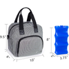 Lunch Box Soft Lunch Bag Breastmilk Cooler Bag with Ice Pack Adjustable Shoulder Strap Thermal Cooler Bag Tote