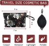 Sublimation Recycled Rpet Printed Women Makeup Bag Cosmetic Small Zipper Pouch Make Up Organizer