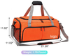 Extra Large Capacity Waterproof Duffel Bag with Shoe Compartment Overnight Weekender Gym Sport Women Duffel Bag