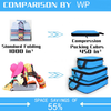 6pcs Portable Compression Type Waterproof Cloth Organizer Pouch Expanded Men Travel Luggage Organizer Bag Set