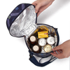 2022 round lunch cooler bag Oxford cloth thick cooler bag insulated fashion aluminum foil with hand carry cooler bags