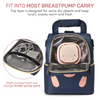 Double Layer Cute Cartoon 6 Bottles Breastmilk Cooler Thermal Insulated Bag Breast Pump Bag Backpack Lunch Bag