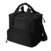 Black Large Capacity Office Hiking Picnic Food Thermal Tote Insulated Bags Cooler Bag For Outdoor Travel Beach