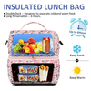 Fashionable Women Large Capacity Insulated Thermal Tote Cooler Bag Wholesale School Bag with Lunch Bag for Children