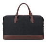 Large Capacity Canvas Leather Luggage Travel Duffel Bag with Adjustable Shoulder Strap Multi Purpose Vintage Canvas Travel Bag