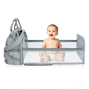 Portable crib folding large capacity Picnic Lunch Food Breast milk Cooler Bag out mother and baby mommy bag
