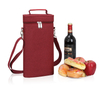 2 Bottle Wine Carrier Bag Tote Insulated champagne tote bag Waterproof picnic wine cooler bag