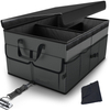 Foldable Car Trunk Organizer, Car Storage Organizer Collapsible Multi Compartment Car Organizer, SUV Trunk Organizer