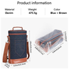 2 Bottle wine champagne one shoulder diagonal hand-held aluminum foil fresh cooler bag heat preservation bag
