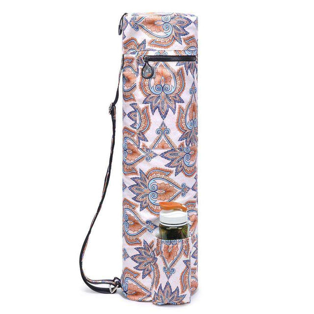 New Premium Exercise Yoga Mat Carry Bag With Pocket Holder Oxford Yoga Sling Bag with Adjustable Strap