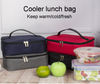 Hot Sell Aluminum Foil Insulated Lunch Box Sets Beach Cooler Bag Sublimation Blank Lunch Bag Insulated
