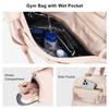 Multifunctional Sport Gym Bag Portable Waterproof Tote Gym Bag with Wet Pocket Shoe Compartment Travel Duffel Bag