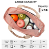 Wholesale Multi-function Insulated Cooler Tote Bag Large Capacity Women Lunch Bag