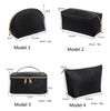 Waterproof Woman Girls Zipper Cosmetics Organizer Bags Carry on Initial Small Make Up Pouch Bag