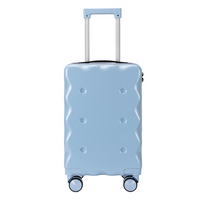 Customized Logo Trolley Bags Lightweight Women ABS+PC Suitcase