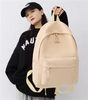 2026 New Minimalist Solid Color Backpack New Color Matching Backpack with Large Capacity and Multiple Pockets
