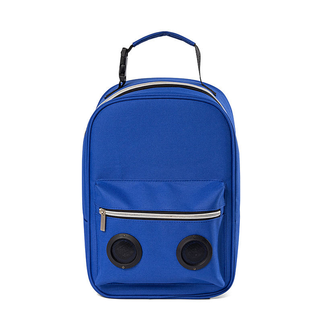 2022 New Design Festival Beach Party Cute Insulated Cooler Lunch Bag with Speaker Rechargeable for Food Beverage