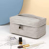 Custom Travel Makeup Bag Cosmetic Case Organizer with Brush Holder Pouch And Portable Storage Bag for Purse