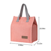 Men Portable Thermal Food Bag Business School Lunch Carry Bag Insulated Cooler Tote