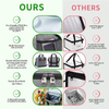 Man Woman Portable Waterproof Hot Sealed PEVA Insulated Lunch Cooler Bags Thermal Insulation Lunch Bags