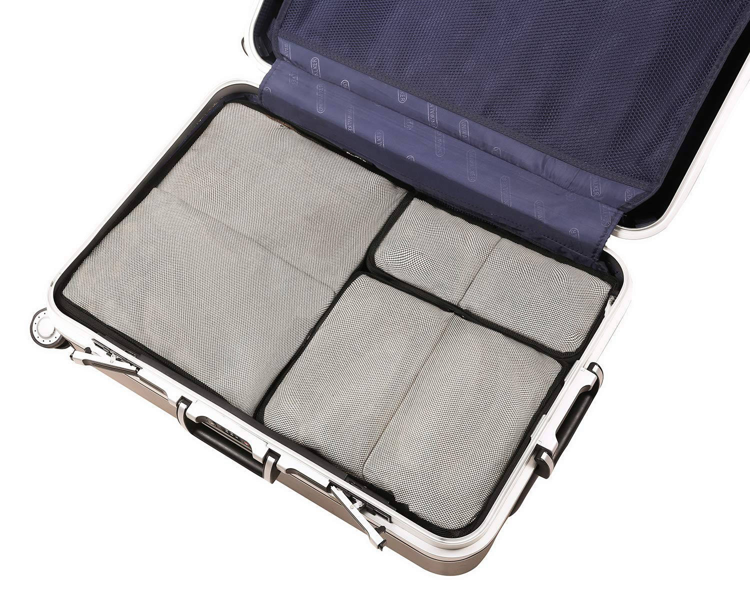 Various Sizes 6 Set Packing Cubes Travel Luggage Packing Organizers Compression Bags For Travel Luggage