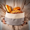 Reusable Cotton Bread Pouch Easy to Carry Bread Bag Loaf Bag Bread Basket Camping Accessories