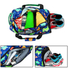 Custom Print Small Gym Duffle Bag for Boys Lightweight Sports Gym Bag with Shoe Compartment And Wet Pocket Kids Overnight Bag