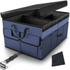 Foldable Car Trunk Storage Organizer Collapsible Multi Compartment Car Organizer, SUV Trunk Organizer