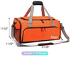 Extra Large Waterproof Custom Logo Overnight Gym Sport Bag Weekender Carry on Wet Pocket Duffel Bag for Men