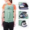 2 In 1 Sport Gym Duffel Bag Lightweight Backpack Weekend Travel Bag Waterproof Shoe Pouch Yoga Dance Bag