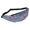 BSCI Factory Unicorn Print Women\'s Outdoor Fanny Pack Sports Headphones Running Fitness Portable Waist Bag