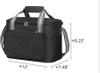 600d Waterproof Polyester Tote Custom Cooler Bag Food Cooler Bags Insulated Thermal Lunch Bag