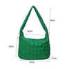 Puffer Crossbody Shoulder Bag Women Quilted Nylon Puffer Tote Quiltted Puffer Weekend Travel Bag