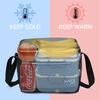 Amazon's Hot One-Shoulder Lunch Bag Aluminum Foil Insulated Fruit Freezer Bag Iced Drink Picnic Cooler Bag