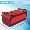 Durable Large Capacity Custom Logo Car Bag Organizer for Shopping Grocery Camping Foldable Car Trunk Organizer Box